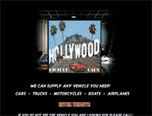 Tablet Screenshot of hollywoodpicturecars.com